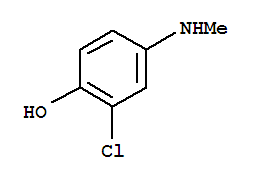 Phenol ,2-chloro-4-(methylamino)- Structure,872811-26-2Structure