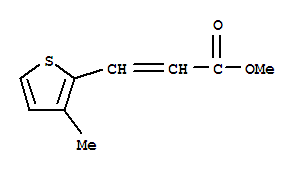 Methyl 3-(3-methyl-2-thienyl)acrylate Structure,873208-18-5Structure