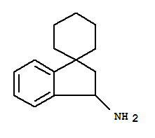 (5CI)-螺[環(huán)己烷-1,1-茚]-3-胺結(jié)構(gòu)式_873400-44-3結(jié)構(gòu)式