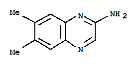 (5CI)-2-氨基-6,7-二甲基喹噁啉結構式_874499-50-0結構式