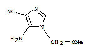 1H-imidazole-4-carbonitrile, 5-amino-1-(methoxymethyl)- Structure,87460-49-9Structure