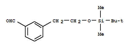 3-[2-[[(1,1-Dimethylethyl)dimethylsilyl]oxy]ethyl]benzaldehyde Structure,874899-89-5Structure