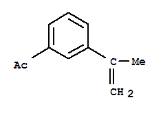 (9ci)-1-[3-(1-甲基乙烯)苯基]-乙酮結(jié)構(gòu)式_87771-42-4結(jié)構(gòu)式