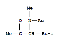 Acetamide, n-(1-acetyl-3-methylbutyl)-n-methyl-, dl-(5ci) Structure,879125-40-3Structure