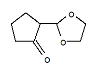 Cyclopentanone, 2-(1,3-dioxolan-2-yl)- Structure,87920-23-8Structure