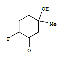 Cyclohexanone, 2-fluoro-5-hydroxy-5-methyl-(9ci) Structure,88100-65-6Structure