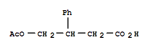 Benzenepropanoic acid,-ba--[(acetyloxy)methyl]- (9ci) Structure,881019-77-8Structure