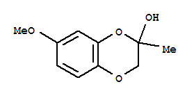 1,4-Benzodioxin-2-ol,2,3-dihydro-7-methoxy-2-methyl- Structure,881027-29-8Structure