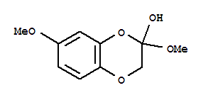 1,4-Benzodioxin-2-ol,2,3-dihydro-2,7-dimethoxy- Structure,881027-30-1Structure