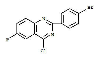 2-(4-Bromo-phenyl)-4-chloro-6-fluoro-quinazoline Structure,881310-87-8Structure