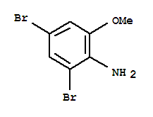 Benzenamine, 2,4-dibromo-6-methoxy- Structure,88149-47-7Structure