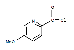 2-Pyridinecarbonyl chloride, 5-methoxy-(9ci) Structure,88166-64-7Structure