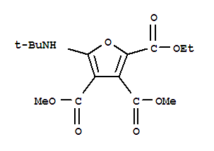 2,3,4-呋喃三羧酸,5-[(1,1-二甲基乙基)氨基]-,2-乙基 3,4-二甲酯結(jié)構(gòu)式_882040-47-3結(jié)構(gòu)式