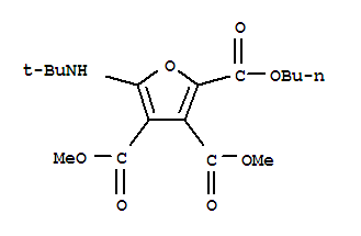 2,3,4-呋喃三羧酸,5-[(1,1-二甲基乙基)氨基]-,2-丁基 3,4-二甲酯結(jié)構(gòu)式_882040-48-4結(jié)構(gòu)式