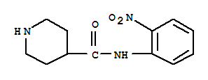 Piperidine-4-carboxylic acid (2-nitro-phenyl)-amide Structure,883106-60-3Structure