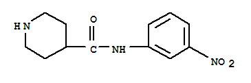 Piperidine-4-carboxylic acid (3-nitro-phenyl)-amide Structure,883106-61-4Structure