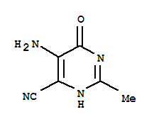 4-Pyrimidinecarbonitrile,5-amino-1,6-dihydro-2-methyl-6-oxo- Structure,883129-80-4Structure