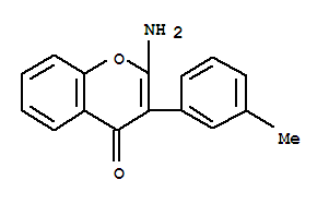 4H-1-benzopyran-4-one,2-amino-3-(3-methylphenyl)-(9ci) Structure,883279-40-1Structure