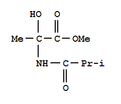 Alanine,2-hydroxy-n-(2-methyl-1-oxopropyl)-,methyl ester Structure,883456-95-9Structure