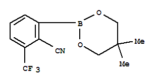 2-Cyano-3-(trifluoromethyl)phenyl boronic acid neopentyl glycol ester Structure,883899-03-4Structure