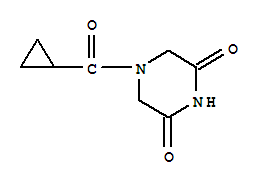 2,6-Piperazinedione,4-(cyclopropylcarbonyl)-(9ci) Structure,88519-11-3Structure