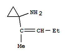 (E)-1-(2-戊烯-2-基)環(huán)丙胺結(jié)構(gòu)式_885268-25-7結(jié)構(gòu)式