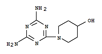 1-(4,6-Diamino-1,3,5-triazin-2-yl)piperidin-4-ol Structure,885268-31-5Structure