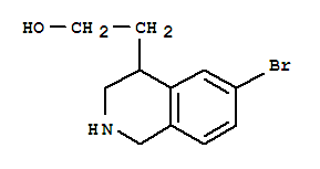 2-(6-Bromo-1,2,3,4-tetrahydroisoquinolin-4-yl)ethanol Structure,885268-59-7Structure