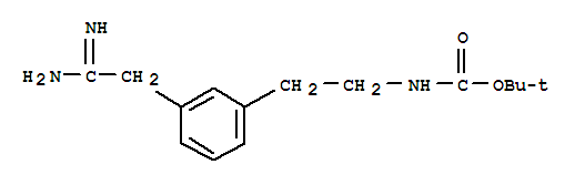 2-[3-(2-N-boc-amino-ethyl)-phenyl]-acetamidine Structure,885269-95-4Structure