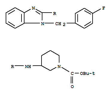 1-Boc-3-[1-(4-fluoro-benzyl)-1h-benzoimidazol-2-ylamino]-piperidine Structure,885270-89-3Structure