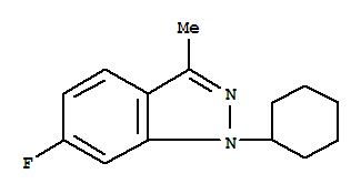 1-Cyclohexyl-6-fluoro-3-methyl-1h-indazole Structure,885272-02-6Structure