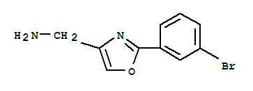 2-(3-Bromo-phenyl)-oxazol-4-yl-methylamine Structure,885273-09-6Structure