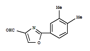 2-(3,4-Dimethyl-phenyl)-oxazole-4-carbaldehyde Structure,885273-32-5Structure