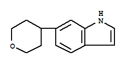 6-(Tetrahydro-2h-pyran-4-yl)-1h-indole Structure,885273-37-0Structure