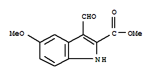 Methyl 3-formyl-5-methoxy-1h-indole-2-carboxylate Structure,885273-51-8Structure