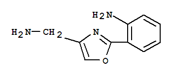 2-(4-Aminomethyl-oxazol-2-yl)-phenylamine Structure,885274-18-0Structure