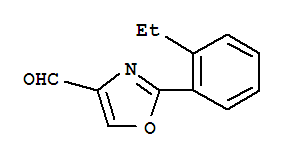 2-(2-乙基苯基)-噁唑-4-甲醛結(jié)構(gòu)式_885274-24-8結(jié)構(gòu)式