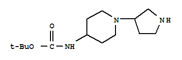 (1-Pyrrolidin-3-yl-piperidin-4-yl)-carbamic acid tert-butyl ester Structure,885274-91-9Structure