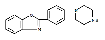 2-(4-Piperazin-1-yl-phenyl)-benzooxazole Structure,885275-02-5Structure