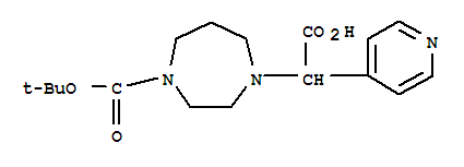 1-Boc-4-(carboxy-pyridin-4-yl-methyl)-[1,4]diazepane Structure,885275-71-8Structure