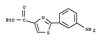 2-(3-Amino-phenyl)-thiazole-4-carboxylic acid ethyl ester Structure,885278-66-0Structure