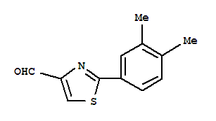 2-(3,4-Dimethyl-phenyl)-thiazole-4-carbaldehyde Structure,885279-05-0Structure