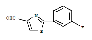 2-(3-Fluoro-phenyl)-thiazole-4-carbaldehyde Structure,885279-20-9Structure