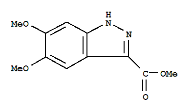 Methyl 5,6-dimethoxy-1h-indazole-3-carboxylate Structure,885279-34-5Structure