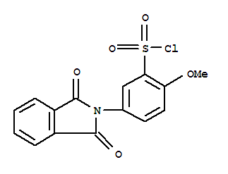 5-(1,3-Dioxo-1,3-dihydro-isoindol-2-yl)-2-methoxy-benzenesulfonyl chloride Structure,885279-82-3Structure