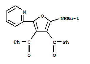 Methanone, [2-[(1,1-dimethylethyl)amino]-5-(2-pyridinyl)-3,4-furandiyl]bis[phenyl-(9ci) Structure,885357-80-2Structure