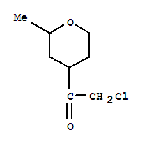 Ethanone, 2-chloro-1-(tetrahydro-2-methyl-2h-pyran-4-yl)-(9ci) Structure,88572-23-0Structure