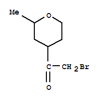 Ethanone, 2-bromo-1-(tetrahydro-2-methyl-2h-pyran-4-yl)-(9ci) Structure,88572-24-1Structure