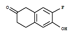 2(1H)-naphthalenone, 7-fluoro-3,4-dihydro-6-hydroxy- Structure,885956-94-5Structure