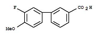 3’-Fluoro-4’-methoxybiphenyl-3-carboxylic acid Structure,885964-80-7Structure